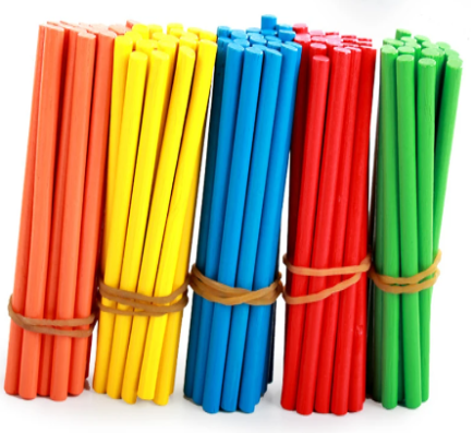 Lot de 100 bâtonnets à compter
