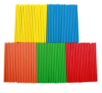 Lot de 100 bâtonnets à compter